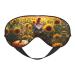 Xmas Funny Gnomes Breathable Adjustable Eye Mask Effective Shading Blindfold for Sleeping with Elastic Strap 1 Count (Pack of 1)