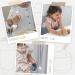 Moonkie Silicone Baby Sippy Cup | 3 Stages Training & Straw Cup | 4 oz Baby Water Bottle - Blush - Buy Online on GoSupps.com