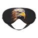 BREAUX Eagle Print Double Sided Eye Mask Blackout Eye Mask All Night Sleep Eye Mask for Women Men