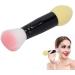 Verdant Touch Blush Brush Face Blush Powder Brush Double Ended Makeup Brushes Yellow Multifunctional Single Face Blush Powder Makeup Tool - Buy Online on GoSupps.com