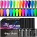 COSMOO Grow In The Dark Gel Nail Polish  Neon Fluorescent Bright Gel Polish with Luminous Effect-12PCS