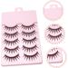 minkissy 15 Pairs Fake Eyelashes Faux Wispy Eyelashes False Eyelashes Natural Look Beauty Faux Eyelashes Diy Fake Eyelash Natural False Eyelashes Natural Fake Eyelash Fluffy Fiber Extend 3d - Buy Online on GoSupps.com