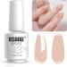 Vishine 15ml Jelly Crystal Nude Gel Nail Polish Sheer Nude Color Gel Soak Off UV LED Nail Polish Translucent Skin Gel Varnish Nail Art #04 - Buy Online on GoSupps.com