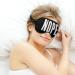 Buy Nope Logo Soft Eye Mask - Adjustable Light Blocking Sleep Mask for Men & Women | Perfect for Travel & Naps - International Shipping Available - Buy Online on GoSupps.com