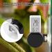 Reptile Hygrometer Thermometer | Real-time Monitor for Lizard Tanks | Waterproof & Built-in Sensor | Black - Buy Online on GoSupps.com