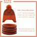 XIAOHAWANG Striped Winter Baby Beanie Hat Set - Boys Girls Toddlers Kids Warm Knitted Classic Beanie + Scarf Combo | 2-4 Years - Caramel - Buy Online on GoSupps.com