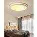 Buy Ghiycotdl 40cm Dimmable LED Ceiling Light - Modern Wood Round Lamp for Bedroom Living Room & Office - 24W 3000K-6000K - Buy Online on GoSupps.com