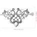 minkissy Celtic Hair Clips Metal Viking Hair Pin Renaissance Accessories for Women Silver - Buy Online on GoSupps.com