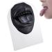 Hamagi false mouth |Flexible mouth model made of soft silicone with stand |Display for human body parts for educational displays simulation mouth for teaching instructions black