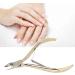 Cuticle Trimmer Gold Non-Slip Handle Cuticle Cutter for Nail Salon - Buy Online on GoSupps.com