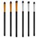 Beavorty 6Pcs Eyeshadow Brush Set Eye Makeup with Soft Bristles and Plastic Handle Angled Eye for Eye Blending
