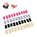 Finger Joint Protector Sleeves - 40 Lightweight Sweat Absorbent Grip Enhancers for Volleyball | Black Gray Pink Beige - Buy Online on GoSupps.com