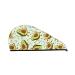 Avocado Doing Sport Microfiber Hair Towel Soft Super Absorbent Hair Towel Wrap for Women Coral Velvet Quick Dry Hair Cap for Long Curly and Thick Hair
