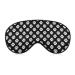 Animal Dog Paw Prints Sleep Mask for Women Adjustable Sleeping Eye Shades Cover with Elastic Strap