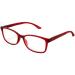 Birdz Eyewear BPA Free Readers Eyeglasses Red Frame with Clear Lens 1.75 Magnification