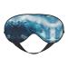 SSIMOO Big Ocean Wave Hd Print Ultra-Soft Light-Blocking Eye Mask for Optimal Comfort and Restful Sleep Black
