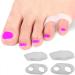 No 4 silicone toe spreader little toe for hallux valgus hammer toe overlapping toes relief small toes pressure and hammer toe foot pain