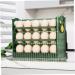 Egg Storage Box Egg Holder for Fridge Egg Preservation Holder Organizer for Refrigerator Household Green 26X20X10CM - Buy Online on GoSupps.com