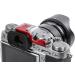 Fujifilm XT-1 XT-2 XT-3 XT-4 Metal Hot Shoe Thumb Grip - Red | Stable Thumb Rest for Slow Shutter Speeds | Foto&Tech - Buy Online on GoSupps.com