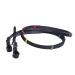 QHP web reins with coloured stoppers and martingale stoppers (Shetty)