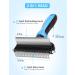 Malsipree 2-in-1 Dog & Cat Brush for Long/Short Hair - Pet Fur Care & Knot Prevention - Gro Blau - Buy Online on GoSupps.com