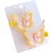 Muloo 2pieceS Girls Hair Clip Embroidery Butterfly Hairpins Elegant Hairstyle Accessories Bows Hair Barrettes Children Headdress Hair Clip Yellow - Buy Online on GoSupps.com