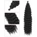 DSoar 26-inch Deep Twist Crochet Hair Ocean Wave - 3 Pack Curly Bohemian Braids & Synthetic Extensions for Women & Girls | 1B Color - Buy Online on GoSupps.com