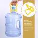 4pcs Water Bottle Handle Lifter - Anti-Slip Carrier for Easy Transport - Blue Water Jug Accessories - Buy Online on GoSupps.com