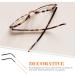 Coheali Universal Glasses Arms & Legs - Hinge Replacement & Metal Brackets - International Shipping - Buy Online on GoSupps.com