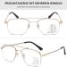 Shop Lanomi Photochrome Progressive Multifocal Reading Glasses - Blue Light Filter Flexible Varifocal Design Anti-Fatigue Titan Alloy - Ideal for Comfort & Clarity - Buy Online on GoSupps.com
