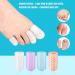 Plantar Wart Removal Gel Toe Caps - Toe Protectors for Blisters, Corns, Hammer Toes - Breathable Toe Sleeves for Friction Pains - Khaki XS - Buy Online on GoSupps.com