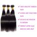 100% Brazilian Virgin Straight Hair Bundles - 16 Inch Remy Weft Extensions for Women - Natural Black 3 Bundle Set - Buy Online on GoSupps.com