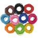 Coobbar 100pcs Women Elastic Hair Ties Band Ropes Ponytail Holder - Dark Blue - Buy Online on GoSupps.com