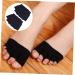 Men's Comfort Cushion Sandals - 4 Pairs | Open Toe Slipper Socks & Women's Cotton Half Socks - Buy Online on GoSupps.com