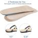 2 Pairs Pigskin High Heels Sandals Insoles for Plantar Fasciitis & Bone Spur Relief | Self-Adhesive Heel Cups for Women 8-12 | No-Slip Support Cushion Inserts - Buy Online on GoSupps.com