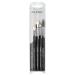 Da Vinci SMOKEY EYES BRUSH SET 4 pieces with make-up instructions Handmade in Germany 1 piece