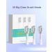 FOSOO Electric Toothbrush Replacement Big Clean Brush Heads | Compatible with ACE/APEX/NOV Electric Toothbrush | Pack of 3 - Buy Online on GoSupps.com