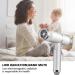 Lydaraarh White Wind Hair Dryer Diffuser Hair Blow Anion Dryer for Hair Dryers Home US Plug - Buy Online on GoSupps.com