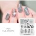 Alexnailart Nail Stamping Plate FA073 - Flower Design Stencil for DIY Manicure - Buy Online on GoSupps.com