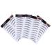 BIUDECO Hair-like Eyebrows 4pcs Eyebrow Stickers Tool Stickers Makeup Brow Sticker Artificial Eyebrow Applique Make up 4d