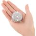 Bling Pill Box - 3 Compartment Medicine Organizer with Rhinestones | Waterproof Silver Pill Case for Vitamins & Supplements - Buy Online on GoSupps.com