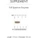 Dr. Mercola Full Spectrum Enzymes - 90 Capsules for Digestive Health - Buy Online on GoSupps.com