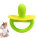 Baby Kielzeiten |Bite ring for baby cactus - soft silicone anti -stress self -renovation for babies toddlers infants young Richolyn Gr n / yellow.