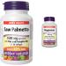 Webber Naturals Saw Palmetto 160 mg Contains Flax and Pumpkin Oil 90 Softgel & Magnesium 500 mg 60 Tablets Enhanced Absorption Mineral Supports Bone and Muscle Functions Vegan Saw Palmetto+ Magnesium 500 mg