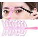 8 Pack Eyebrow Stencils for Beginners Reusable Eyebrow Stencils for 3 Minutes Makeup (Pink) - Buy Online on GoSupps.com