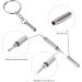 Eyeglass Nose Pads Glasses Repair Kit with 80 Screws Tweezers Small Screwdriver for Glasses 12 Styles 60 Pairs - Buy Online on GoSupps.com