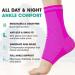 Modvel Foot & Ankle Brace Socks - Compression Sleeve for Sprains Tendonitis & Arthritis - Unisex Support for Sports & Running - Pink Gum Medium - Buy Online on GoSupps.com