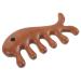 Beavorty Jade Facial Massage Comb - Wooden Fish Shape Anti-Static & Sandalwood Hair Tubing Tool - Buy Online on GoSupps.com