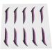 Jauarta Stickers Colorful Reusable Waterproof Self Adhesive Stickers for Weddings Dance Parties (Purple) - Buy Online on GoSupps.com