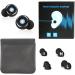 Sleeping Ear Plugs - NRR 33 dB Noise Cancelling Silicone Earplugs for Concerts, Motorcycle, Travel - Black - Buy Online on GoSupps.com